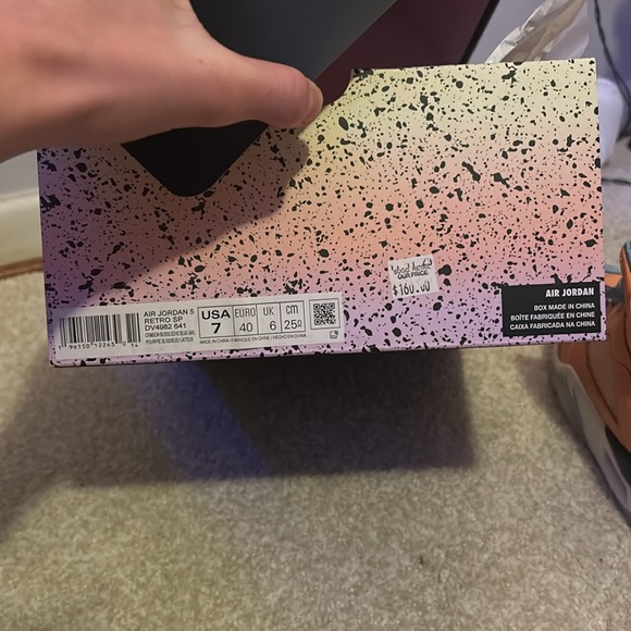 Size 7 Nike DJ Khalid Jordan 5 retro - Picture 5 of 7